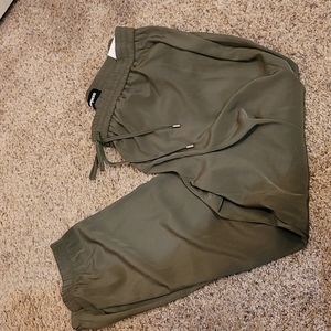 Olive joggers